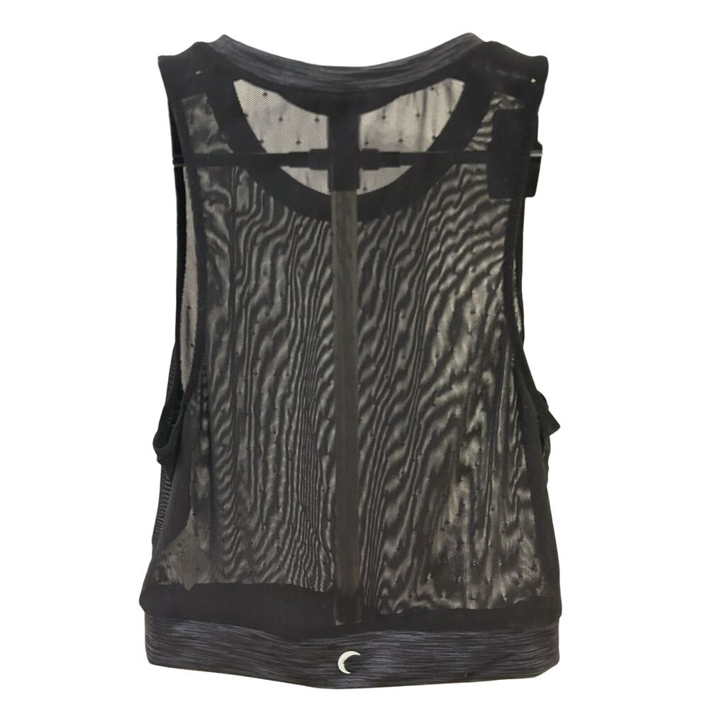 NWT Ziya Active Black Mesh Top WOmen's size S - Picture 3 of 4